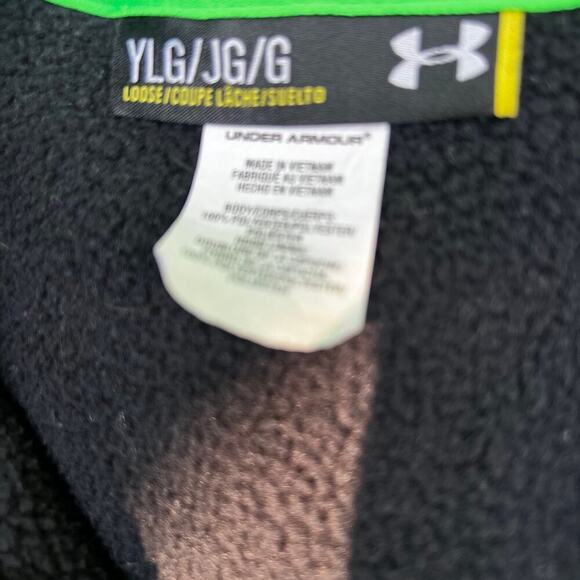 Under Armour YOUTH size large-loose full zip hoodie sweatshirt - Picture 2 of 6